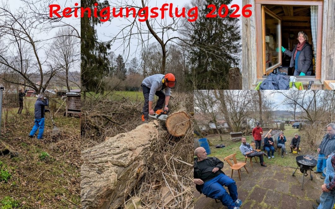 Arbeiten am Lehrbienenstand am 21.3.2026